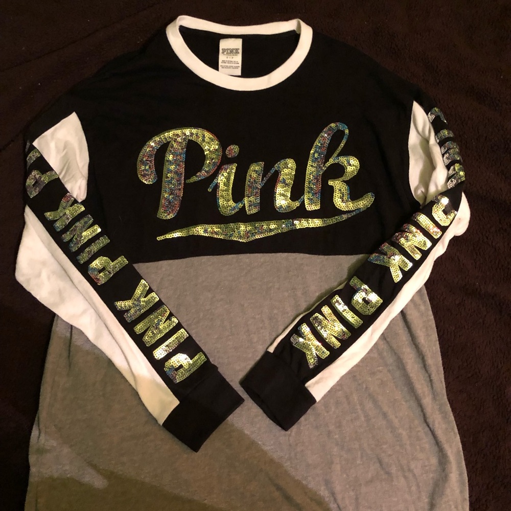 PINK (Victoria’s Secret) Sequin Long Sleeve
